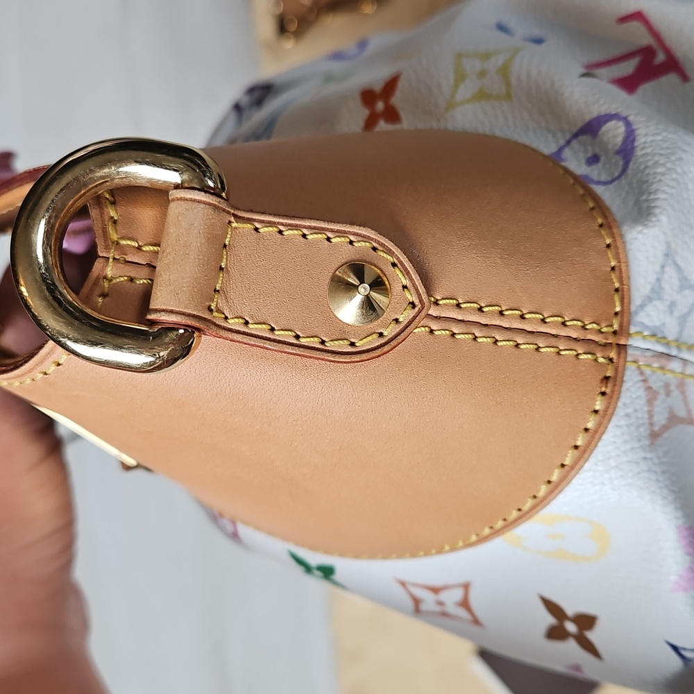 ๐Louis Vuitton Murakami Judy GM White Multicolor Monogram Bag - Picture 12 of 16
